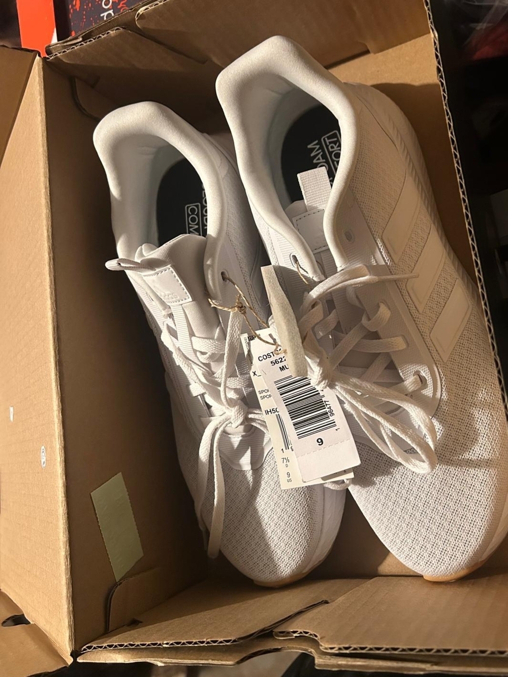 adidas White Women's Athletic Running Shoes